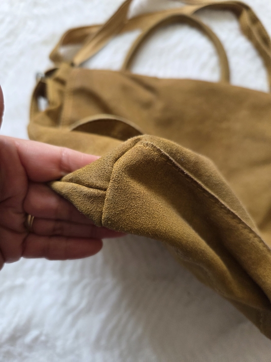 We The Free Suede Crossbody Bag in Chestnut - Picture 10 of 13